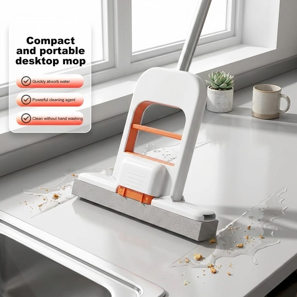 Foldable Desktop Mop